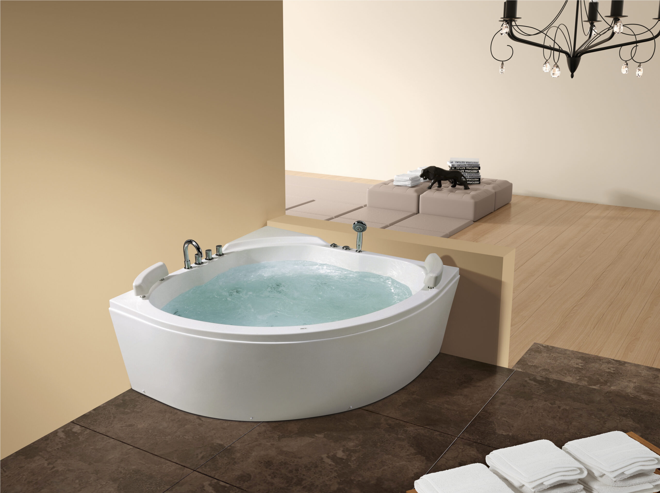 Standing bathtubs